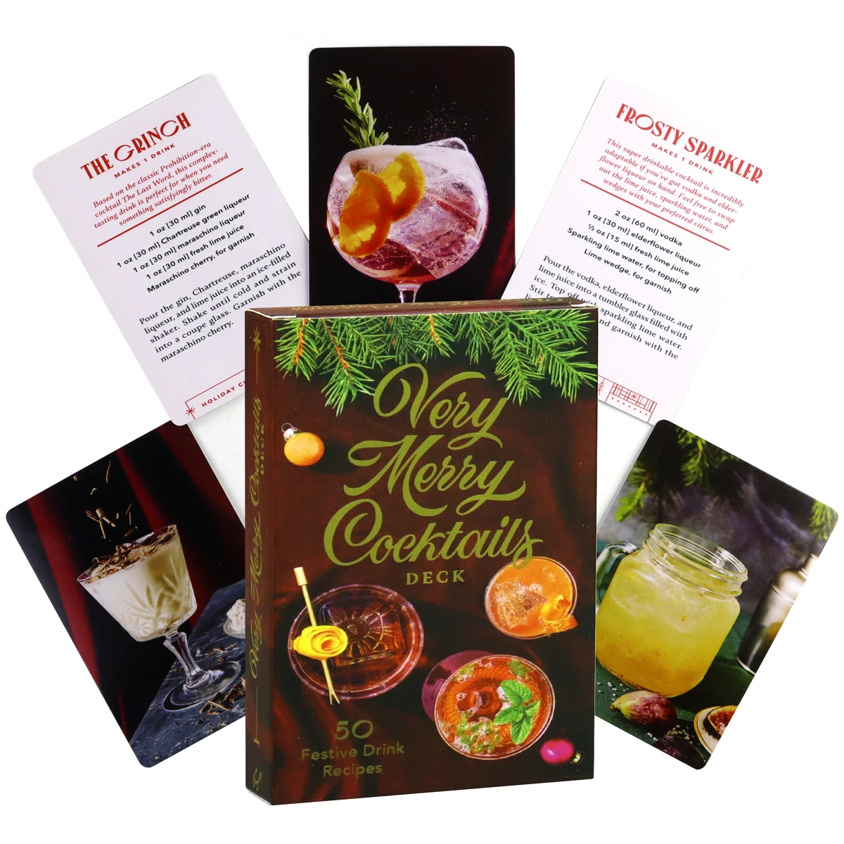 Very Merry Cocktails Deck Oracle Cards Deck For Family Party High Quality Fortune Telling Divination Tarot Deck Cards