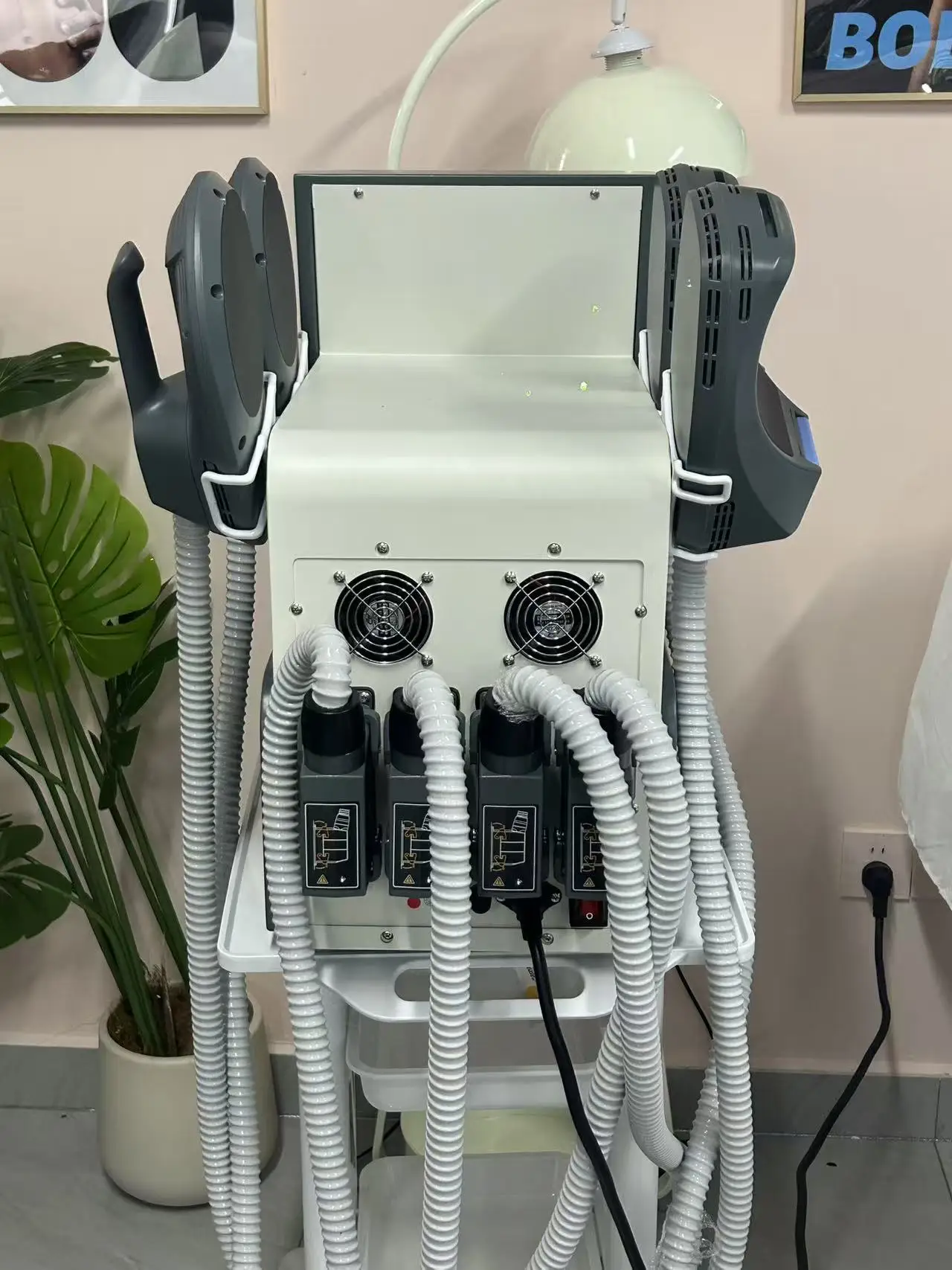 Myoslim 15 tes 6500W ems estimulador muscular corporal RF EMS portátil máquina de escultura corporal Emagrecimento Perder peso eletromagnético