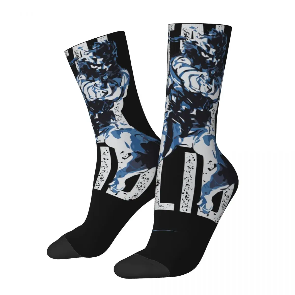 Metal Gear MGS17 - RUSSIAN MGS Socks for Women Men Product All Seasons Cotton Middle Tube Socks Breathable