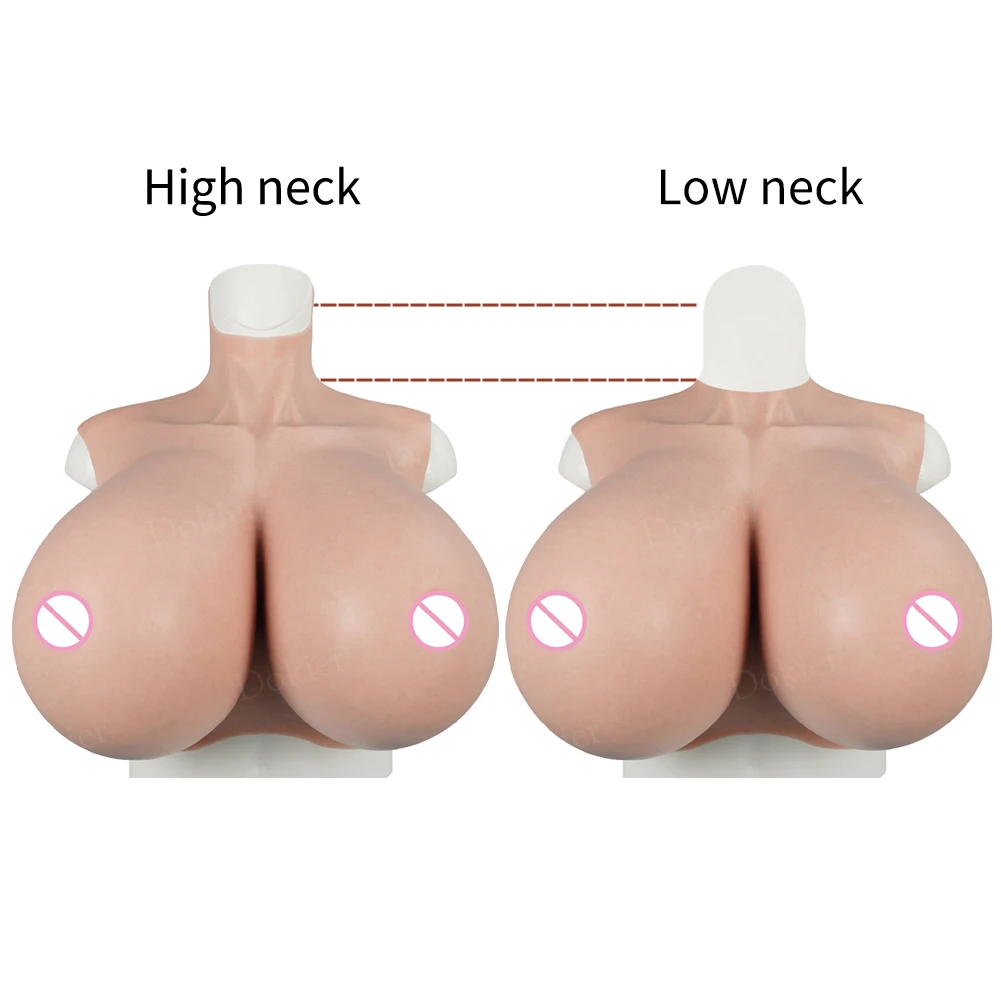 Dokier Z Cup Boobs Huge Fake Breast Forms Realistic Silicone for Crossdressering DragQueen Shemale Crossdresser Breastplates