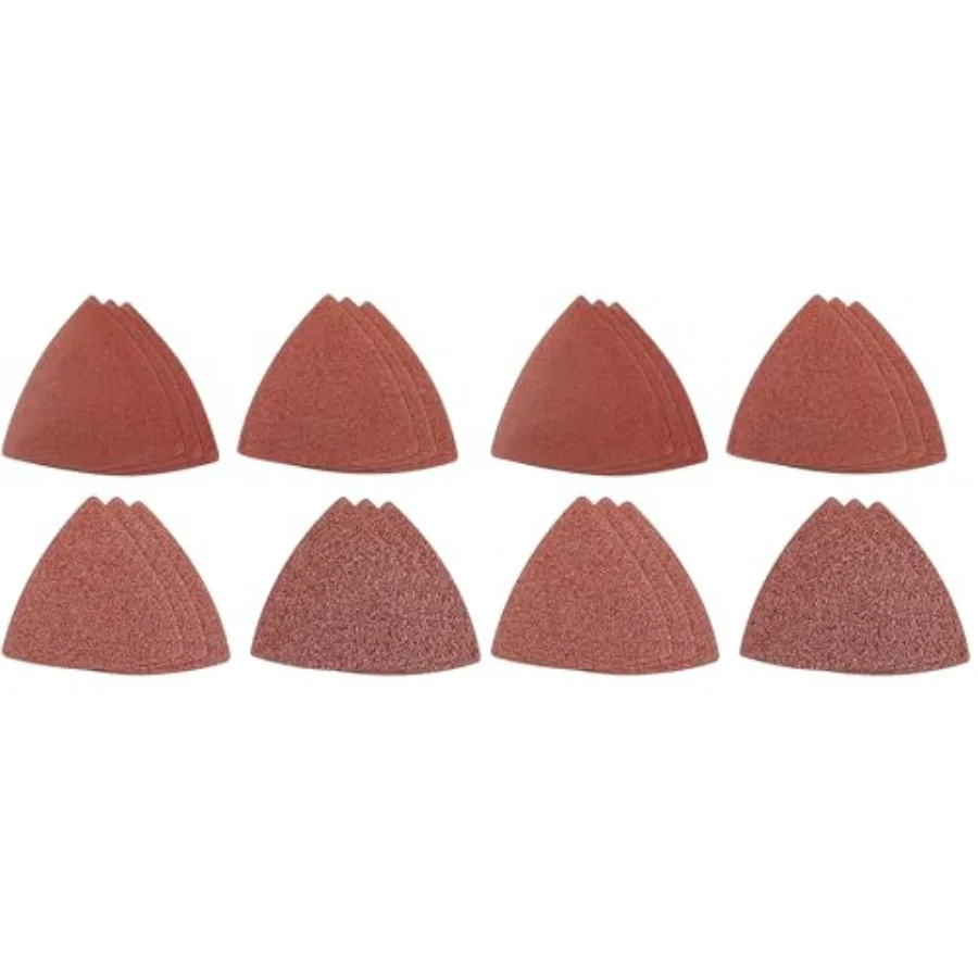 

GAMT701 Universal 12-Piece Hook-and-Loop Sandpaper Assortment with 3 60-Grit, 3 80-Grit, 3 120-Grit, and 3 240-Grit Pack of 2