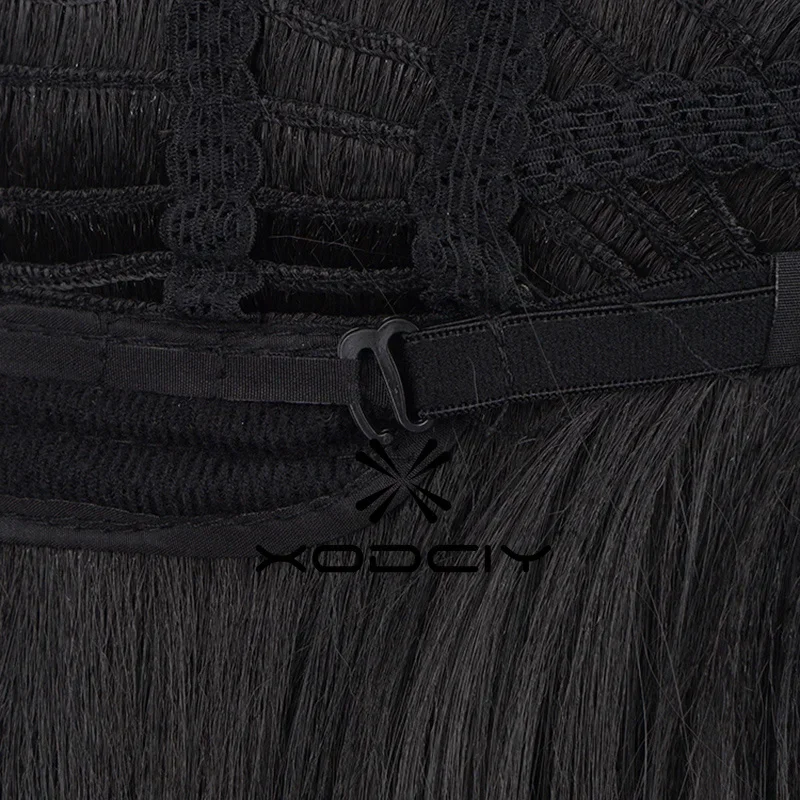 UchihaMadara парики аниме косплей парики Учиха Мадара косплей парики длинный черный парик из синтетических волос бесплатная шапочка для парика