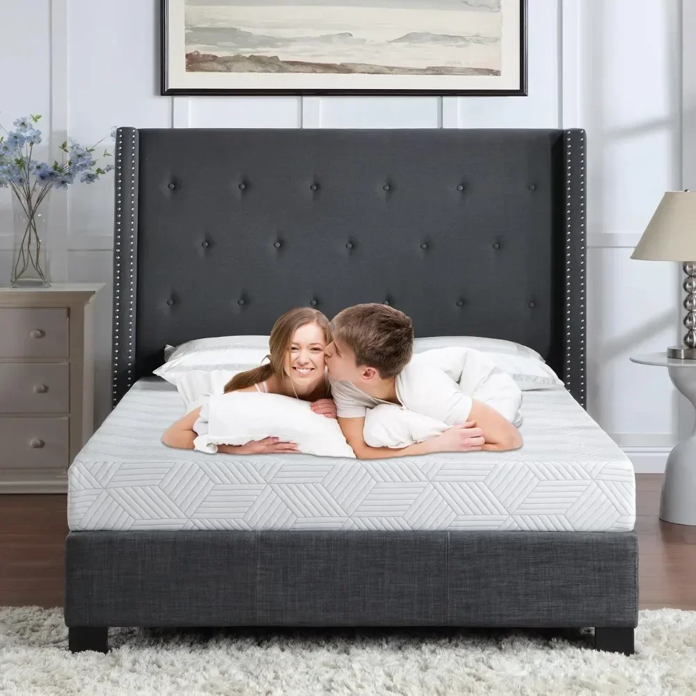 

Queen Size Mattresses 6 Inch Gel Memory Foam Matress in a Box with Breathable Washable Cover for 80" X 60" X 6"