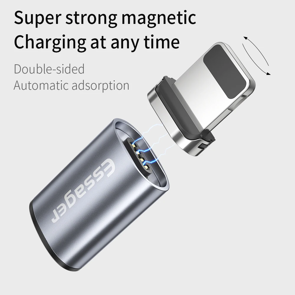 Essager Micro USB Type C Magnetic Adapter For iPhone Xiaomi Samsung USBC To Micro Usb Converter Magnet Charging USB-C Connector
