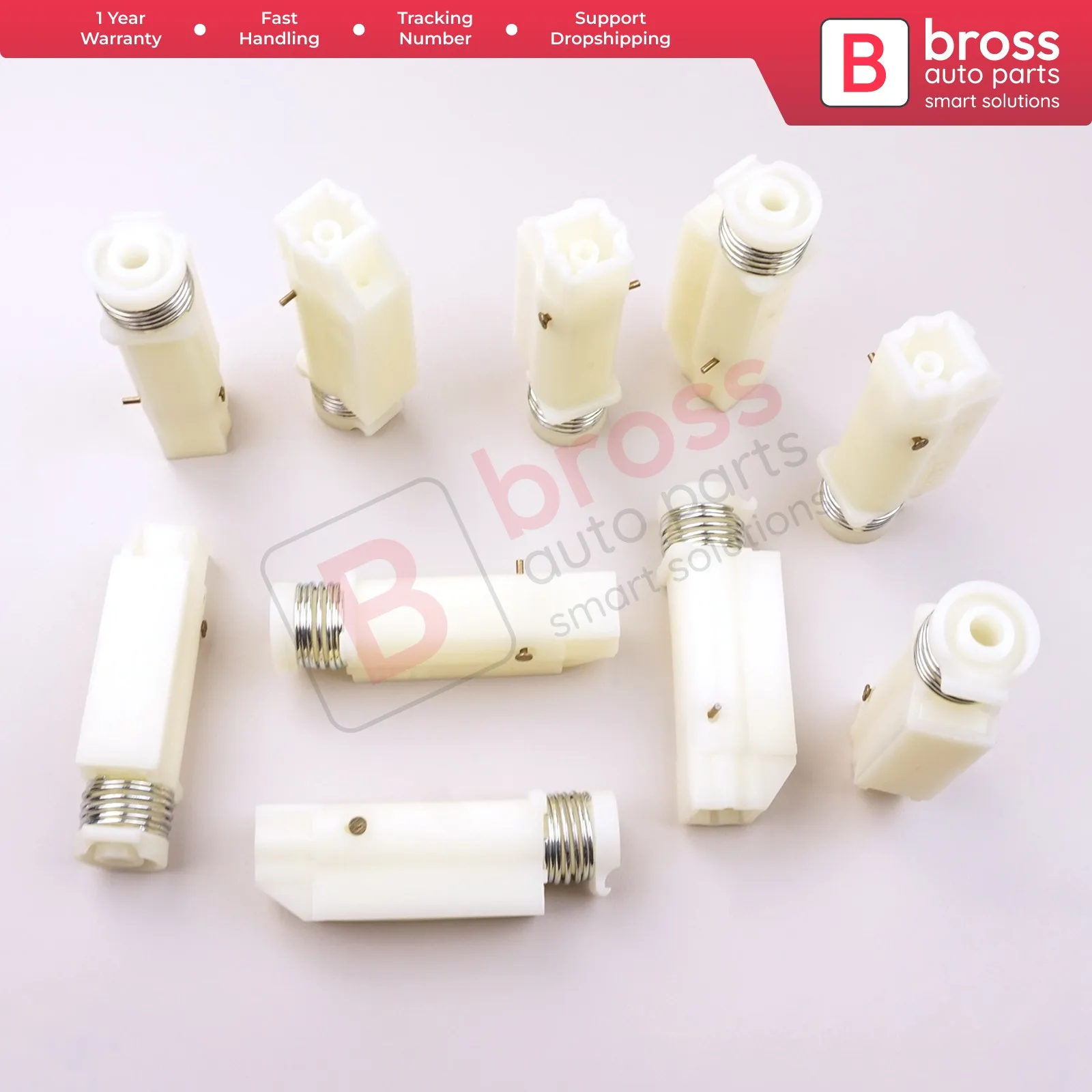 

Bross Auto Parts BCP054 10 Pieces Cable End Rope Dowel for Window Regulator Winder Mechanism Type BCP054 Fast Handling