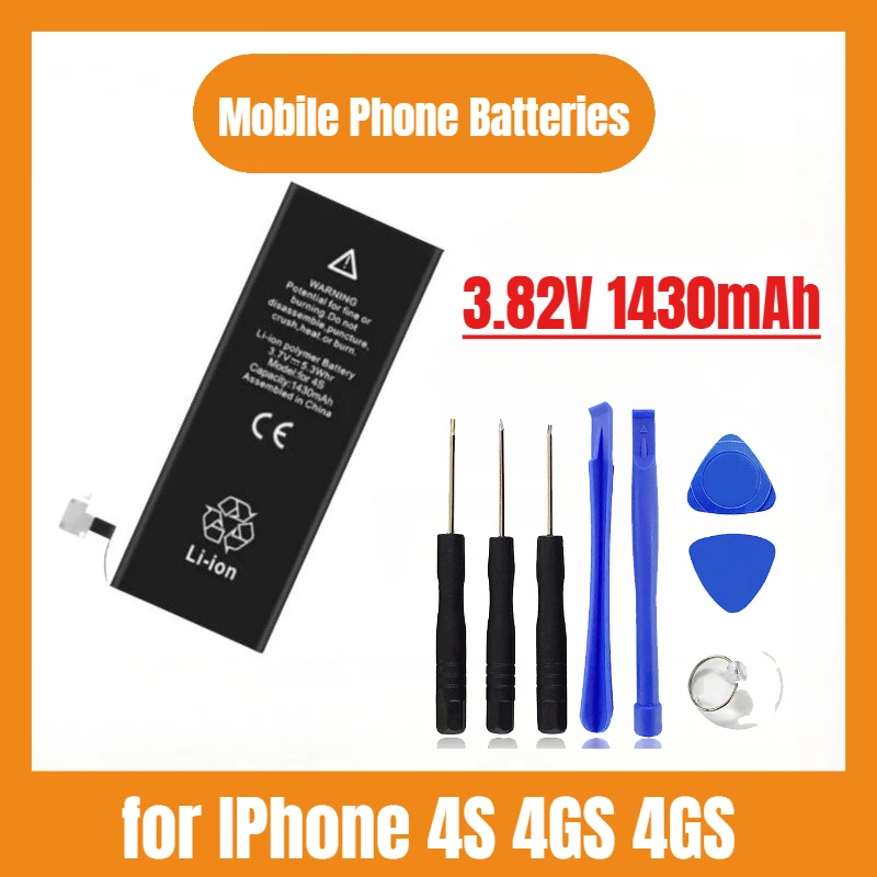 

High Quality New 3.82V 1430mAh Battery for IPhone 4S 4GS 4GS Mobile Phone Batteries
