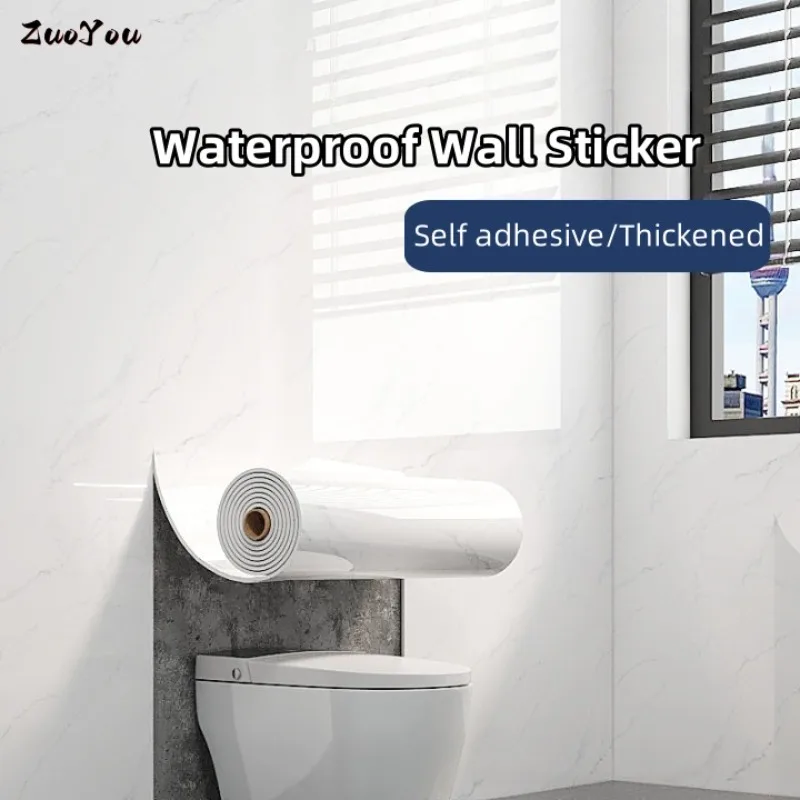 

Самоклеящаяся настенная бумага с имитацией мрамора, водостойкая легкая паста для украшения гостиной, спальни, толстая наклейка на стену, домашний декор