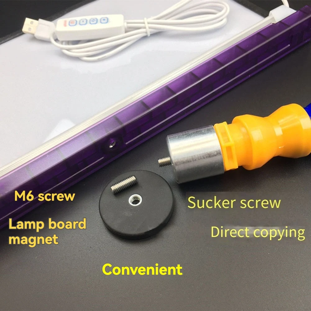 ABXHH USB-порт, светодиодные отражающие лампы, инструменты для ремонта вмятин, светодиодные выравнивающие лампы, трехскоростные лампы для ремонта автомобиля