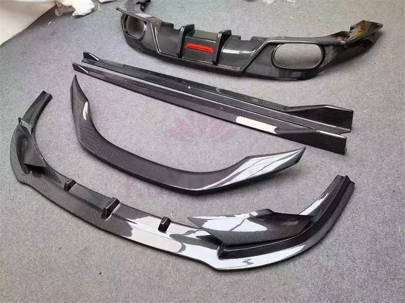 AC style small surround carbon fiber front and rear lip spoiler cover rear for B Z4 G29 18-22 body kit modification