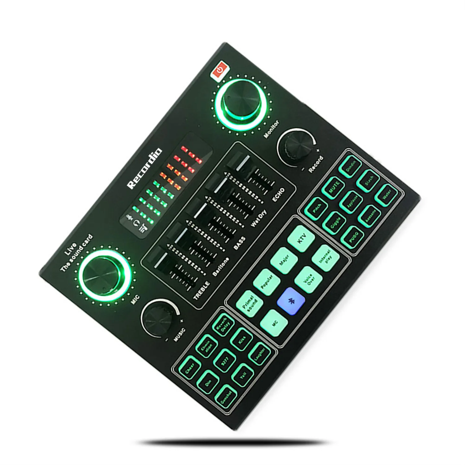 GAX-V9 Excellent Quality of Voice and Music Professional for Live Broadcast Mic Sound Card