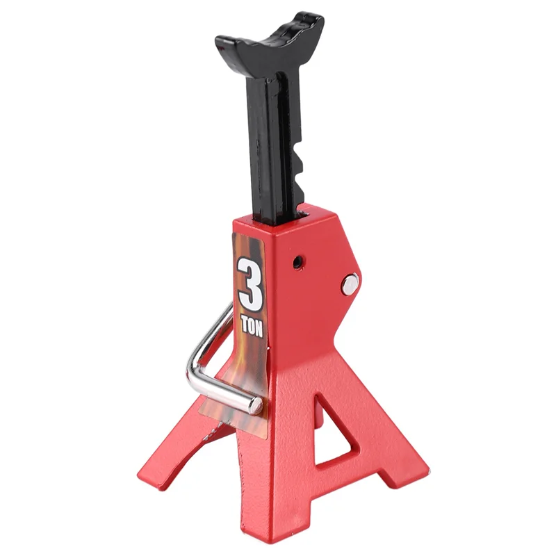 AS95-6 Stuks 1/10 RC Auto Metalen Jack Stands Repareren Tool RC Crawler Klimmen Auto Reparatie Tools Diecasts Voertuigen Model Onderdelen, 3T