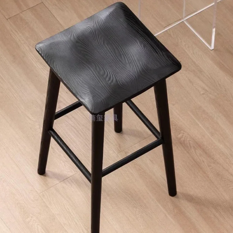 

Черная Женская Роскошная Бытовая белая Вощеная подставка для ног, барный стул, деревянная спинка, стул для отдыха на открытом воздухе, Silla 좌자 자