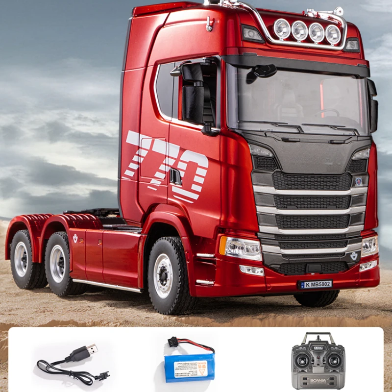 NUOVO 770S RC Modello di Auto 1/18 Telecomando 4WD Camion di Metallo con Luci e Suoni Bambini Giocattoli Per Adulti Regalo