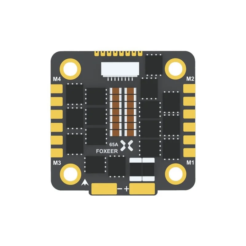 New Foxeer Reaper F4 128K 65A BLHELI32 4in1 Brushless ESC 3-8S DSHOT1200 for Flight Controller Stack RC FPV Racing  DIY