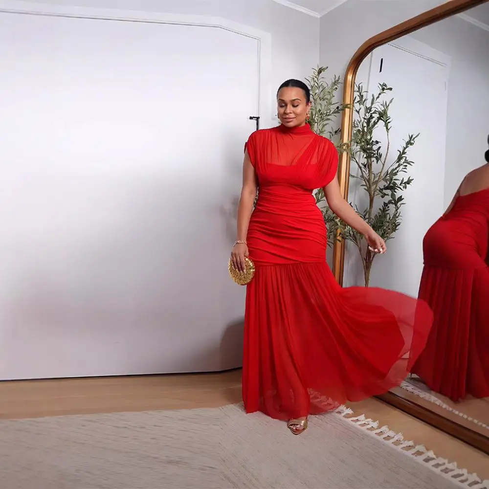 เสื้อคอสูงแขนยาวผู้หญิง รุ่นสปริง/ซัมเมอร์ แฟชั่นลำลอง สไตล์มินิมอล