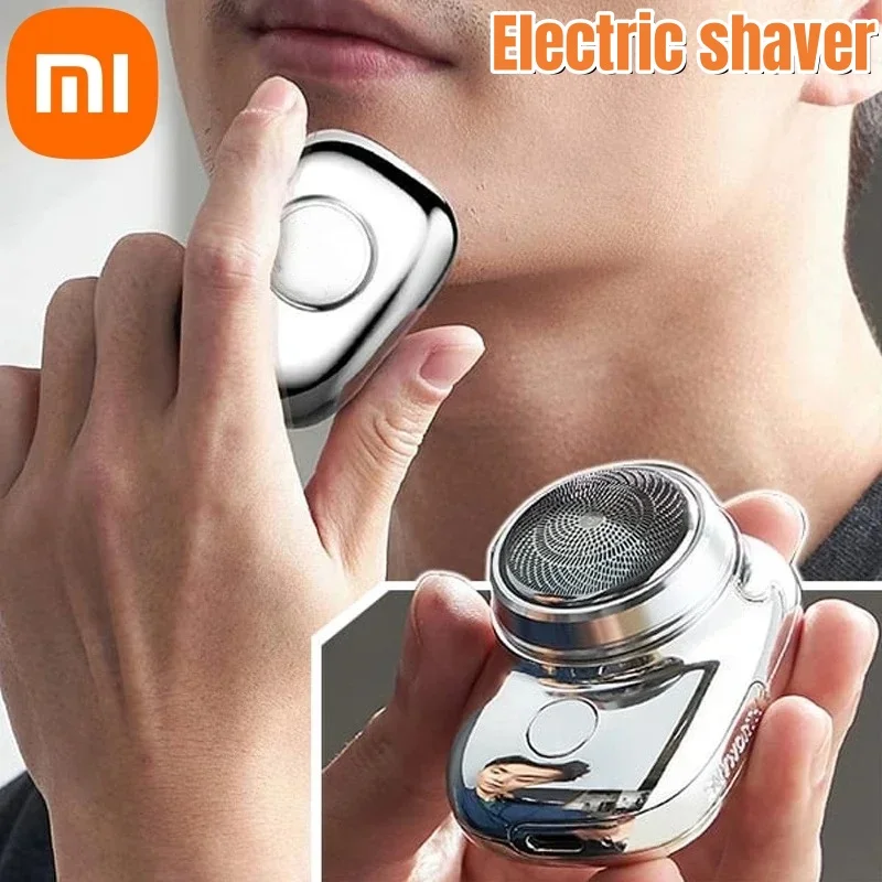 Xiaomi-Afeitadora eléctrica de viaje para hombre, Mini navaja de bolsillo recargable por USB, portátil, indolora, inalámbrica, para Barba y cara