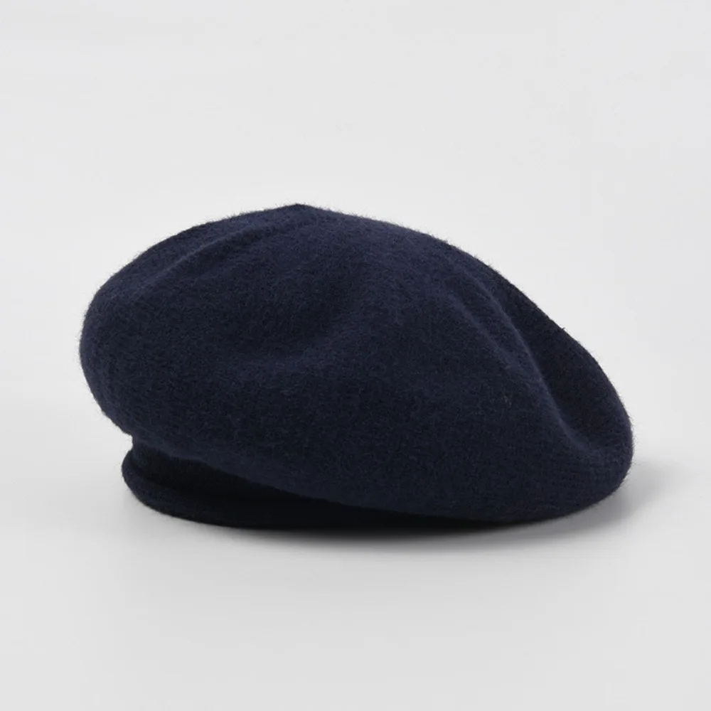 

Fashion Versatile Octagonal Hat Breathable Solid Color Newsboy Hats Windproof Winter Beanie Hat Women