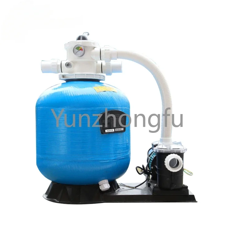 Ultra Quite Self Priming Water Treatment Automatic Backwash Frp Gravel Sand Pump Filter Tankes