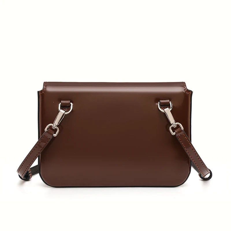 New Maillard Women's Small Square Bag 2024 Simple and Elegant Cowhide Single Shoulder Crossbody Bag