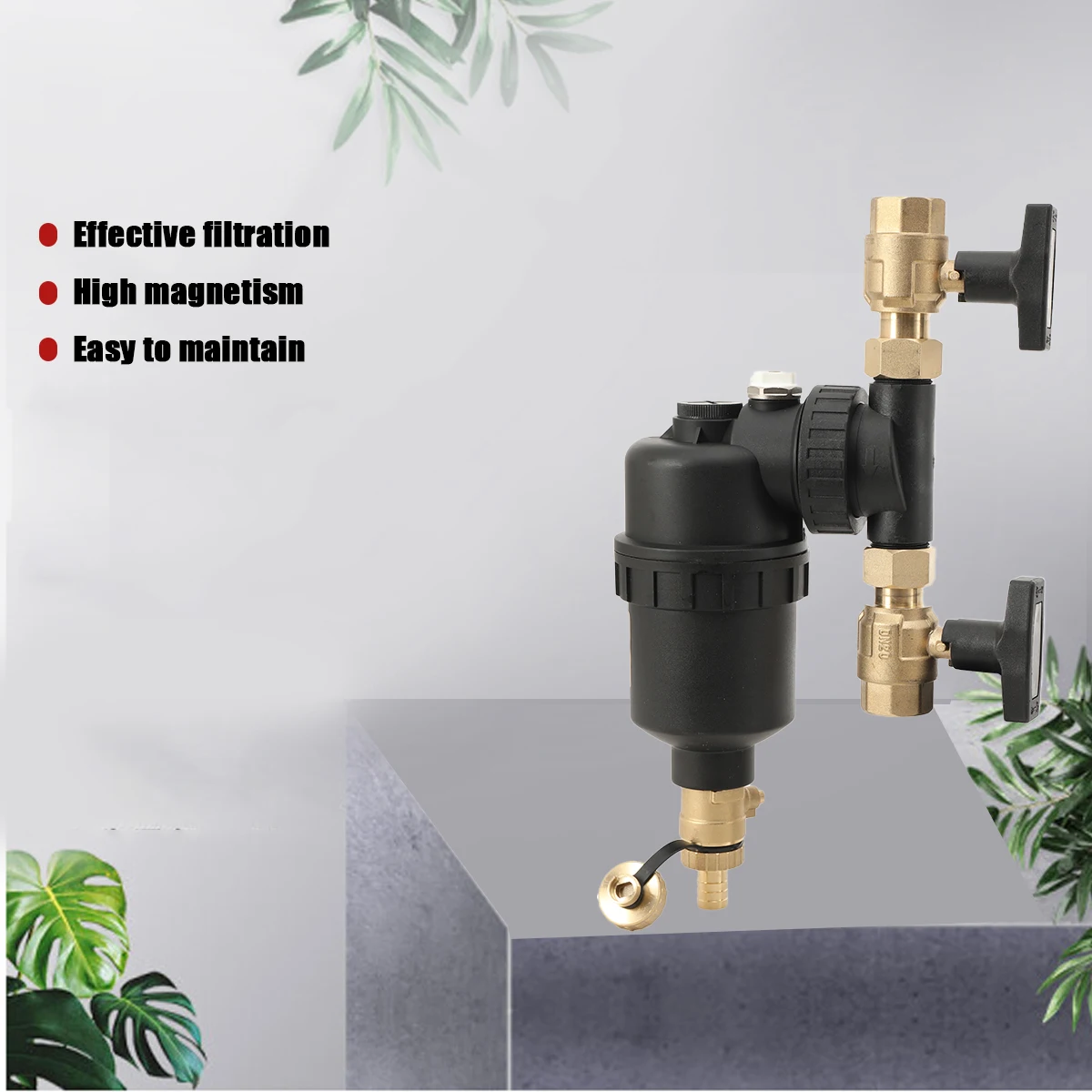 Magnetic Water Heater Filter DN20 Pre-filter Boiler Magnetic Filter For Underfloor Heating Systems