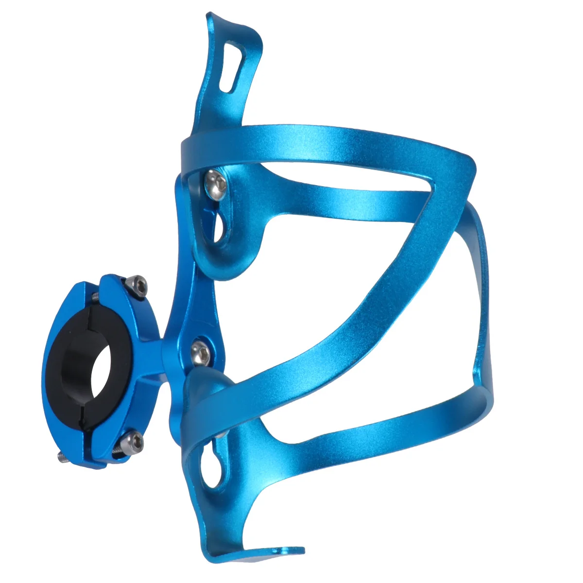 1 шт. держатель для бутылки с водой из алюминиевого сплава, стойка для велосипедного чайника, прочный легкий велосипедный аксессуар, синий, простая установка