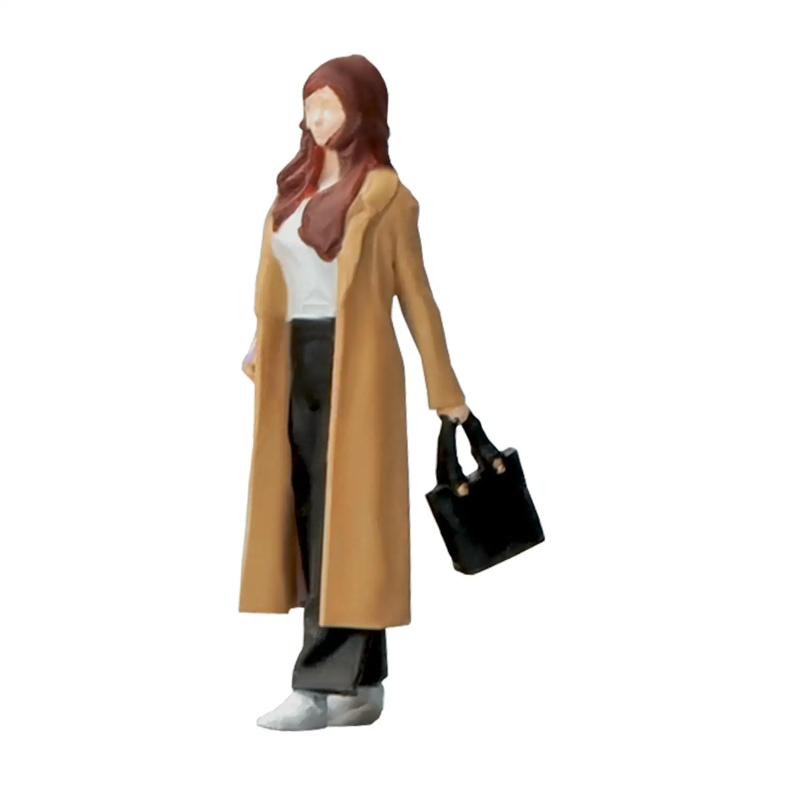 1/64 사람들 피규어 기차 공원 거리 사람들 피규어 컬렉션, 풍경 풍경용 DIY 공예, 인형의 집 장식 액세서리