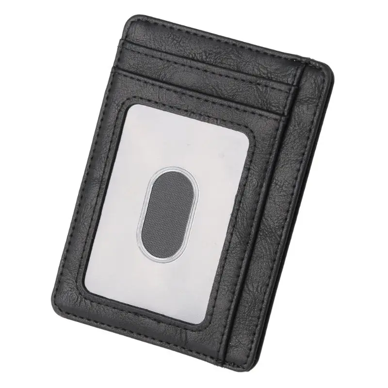 Bank Credit Card Holder PU Leather ID Card Box Multi Slot Slim Card for Case Wallet Women Men Business Card Cover Gifts