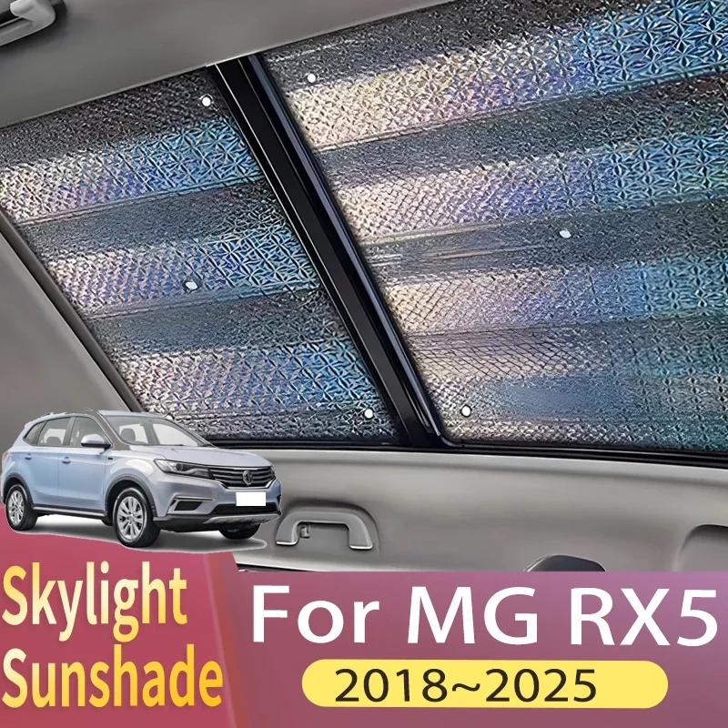 

Sunroof Sunshade Suitable For MG RX5 2018~2025 2020 Car Panoramic Roof 2X Heat Shield Window Sunshade Anti-UV Physical Cooling