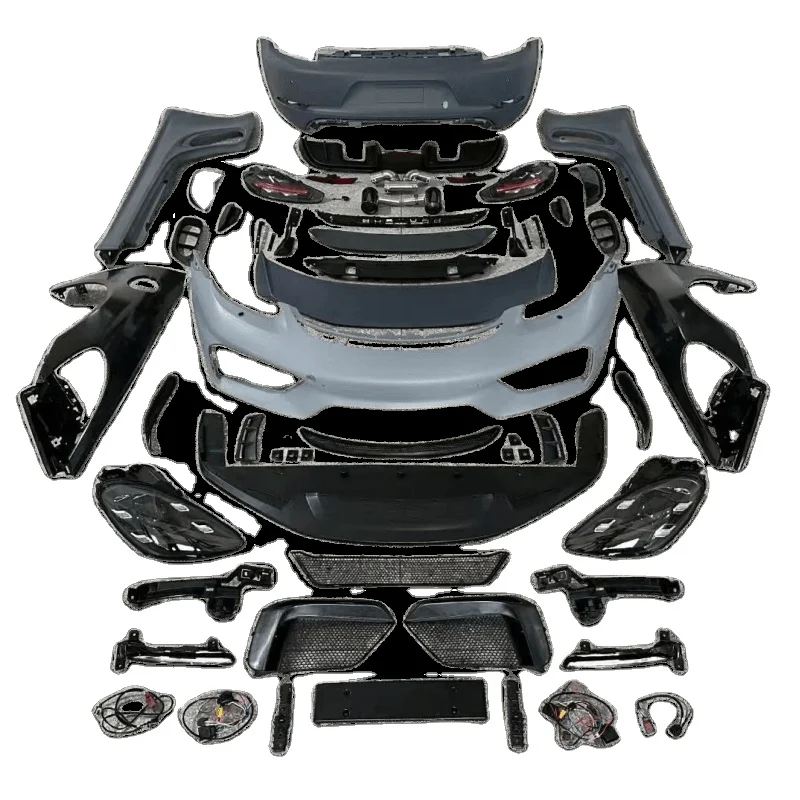 

Widebody Bodykit for Posche Cayman 981 Body Kit Upgrade 718 GT4 PP Bumper Kit 718 for Cayman 981 GT4 Style