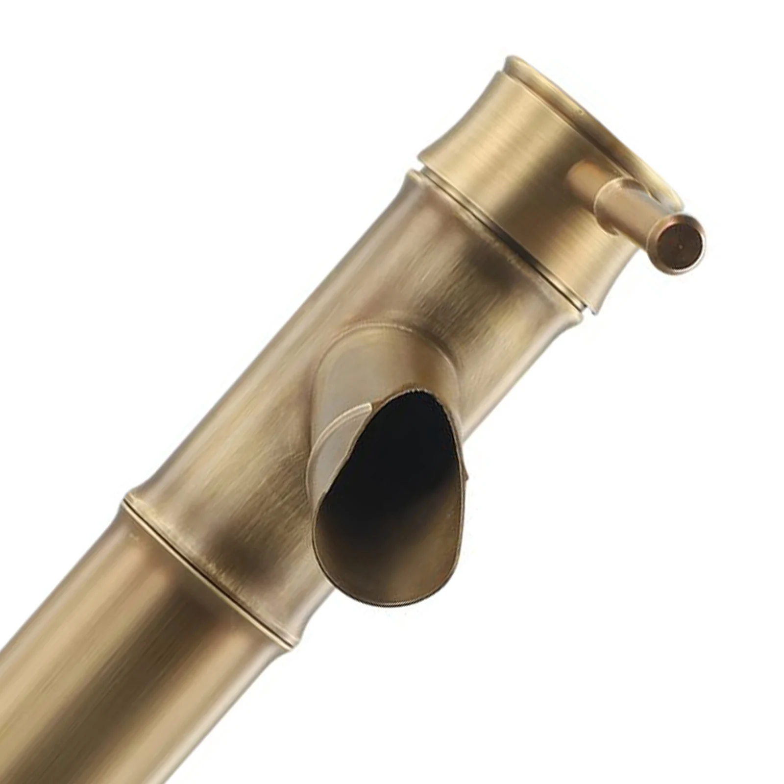 Bathroom Basin Faucet Rust-free Anti-corrosion Antique Brass Brown Deck Mounted Hot And Cold Water Kitchen European