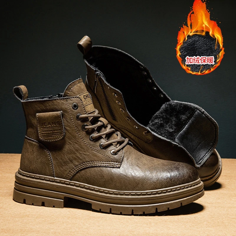 Men Formal Wear With Boots - 가을, 겨울용 남성용 부츠, 오토바이 부츠,