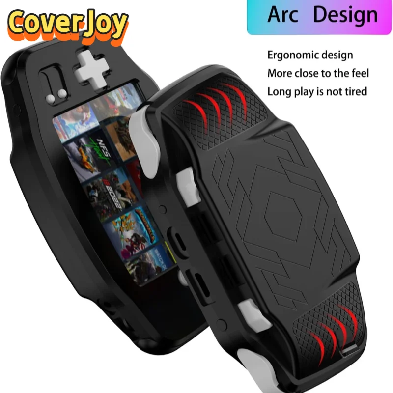 

Силиконовый чехол CoverJoy для ANBERNIC RG34XX, нескользящий противоударный пылезащитный защитный чехол, аксессуары для портативных консолей