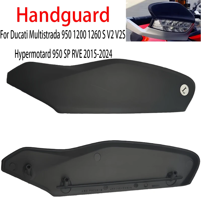 Per Ducati Multistrada 950 1200 1260 S V2 V2S Hypermotard 950 SP RVE 2015-2024 Moto Paramani Copertura Moto Mano Superiore