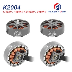 Flashobbystyczny król K2004 2004 3150KV 2100KV 1900KV 1750KV 3-6S bezszczotkowy silnik do FPV Freestyle Cinewhoop drony