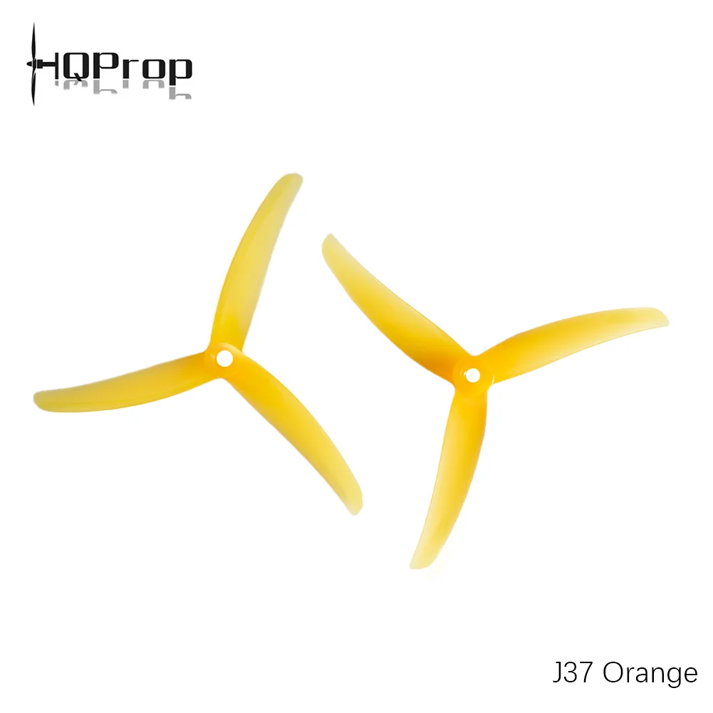 HQ Juicy Prop J37 Poly Carbonate 4.9inch propeller 3.7Pitch 3 blade three-blade with 5mm shaft prop for FPV RC Racing