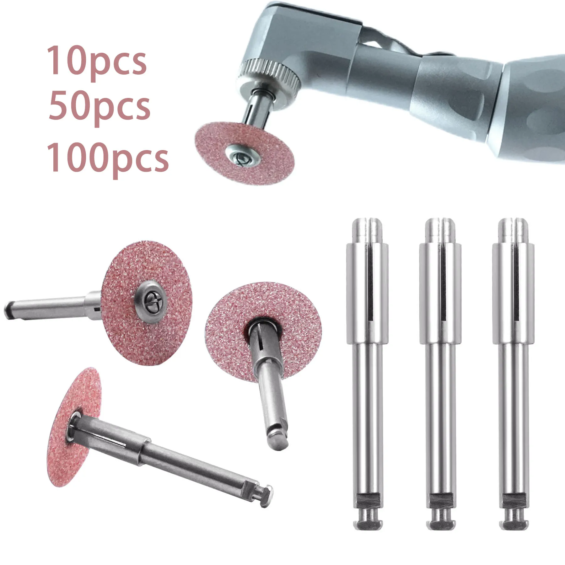

WELLCK Dental Polishing Disc Holding Rod Tool Mandrel Stainless Steel Fit RA Shank Polisher Machine Dentist Materials
