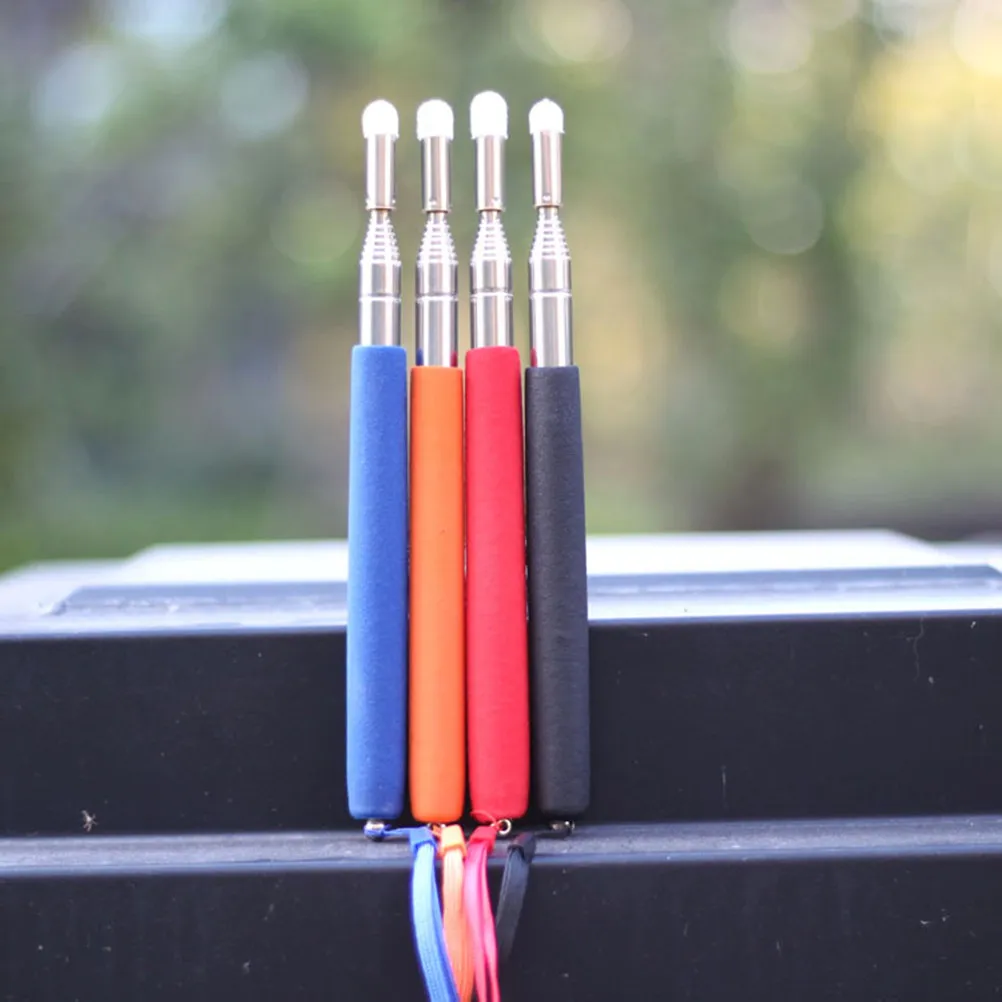 Extendable Telescopic Teachers Pointer Blue Portable Retractable Hand Pen Lightweight Presenter for Classroom Whiteboard