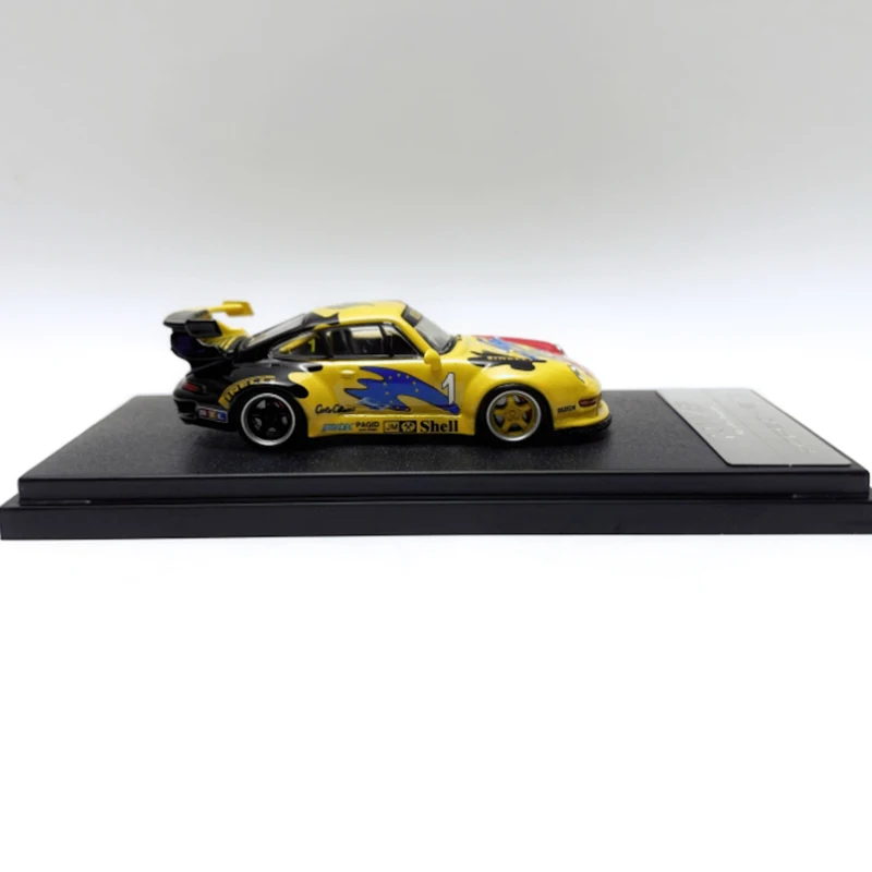 

HL Diecast 1:64 Scale 993 Wide-body RWB Alloy Simulation Car Model Finished Collection Decoration Boy Gift Static Display
