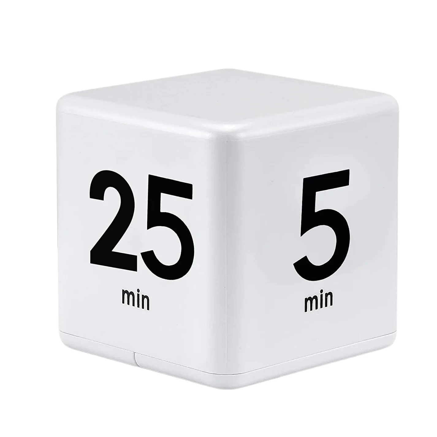 

Cube Timer Kitchen Timer Time Management Timer for Gravity Sensor Flip for Time Management and Countdown 25-5-45-15 Minutes