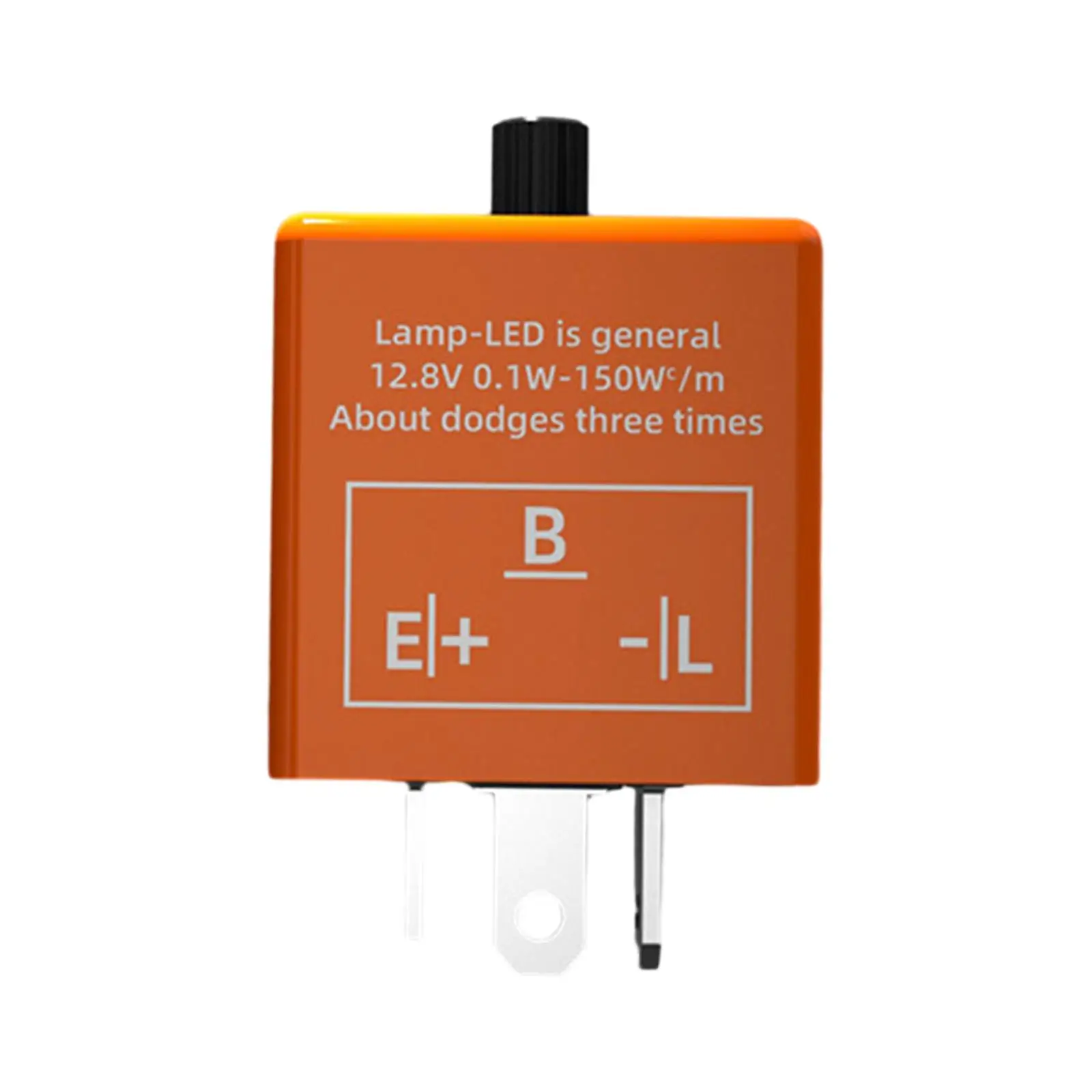 Motorcycle LED Flasher Relay 3 Pin 12V Universal Durable Professional Clockwise