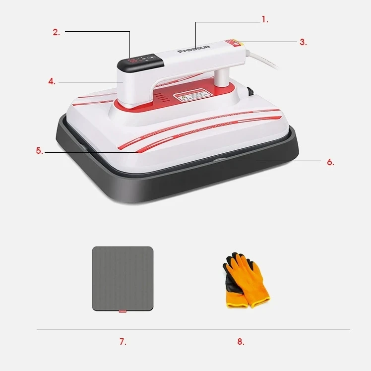 

P0708 P1010 Household Portable Heat Transfer Machine DIY Small Hot Labeling Machine T-Shirt Transfer Machine Hot Press Printing