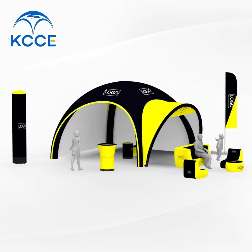 Inflatable Spider Gazebo Tent Custom Logo Exhibition Promotional Air Dome Canopy for Events Advertising Blowup Tent