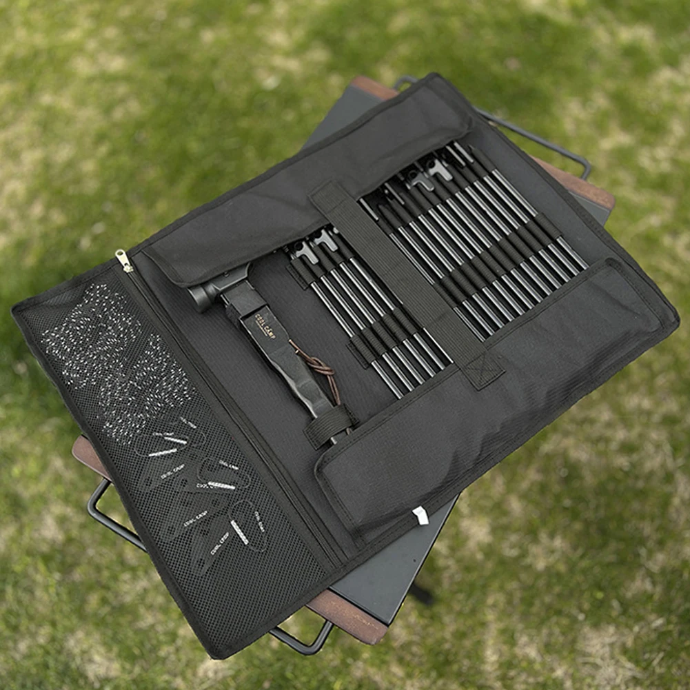 خيمة حصة حقيبة التخزين التخييم خيمة حصة حقيبة المحمولة المطرقة حصة الرياح حبل الوتد حامل حقيبة أداة تخييم حقيبة