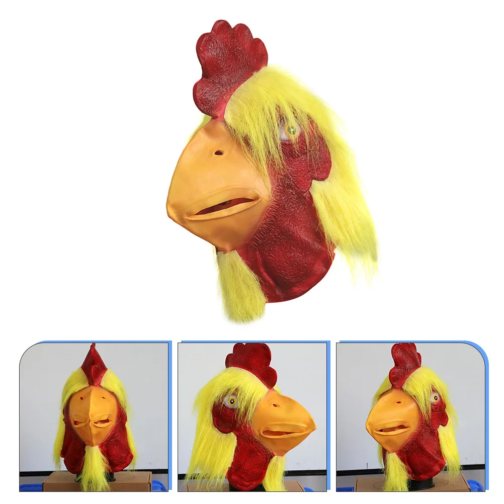 Mask Party Masks Halloween Costume Cosplay Chicken Animal Rooster Crazy Hats for Kids Funny