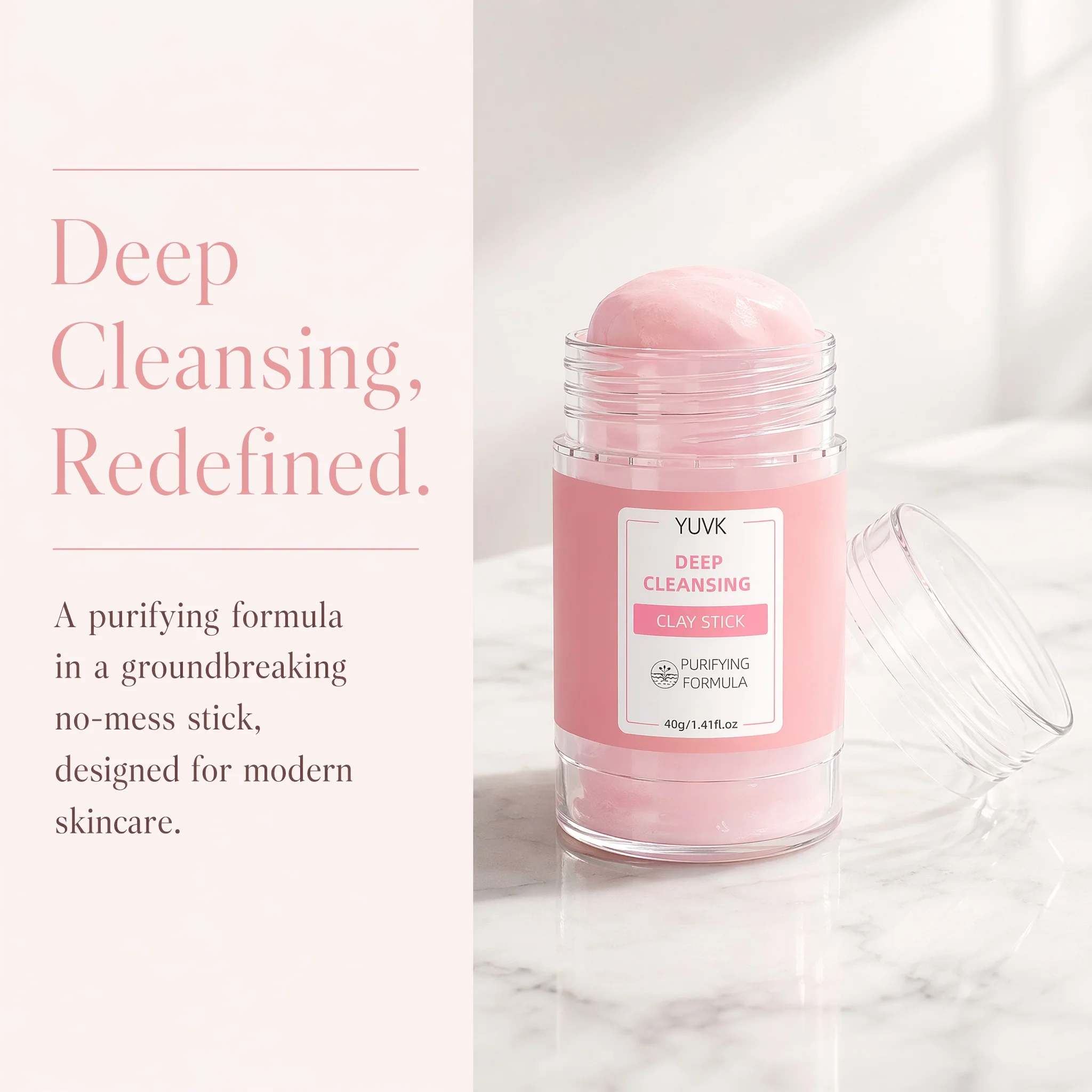 YUVK Cleansing and Moisturizin - Bentonite Clay Mask ulasan dan harga