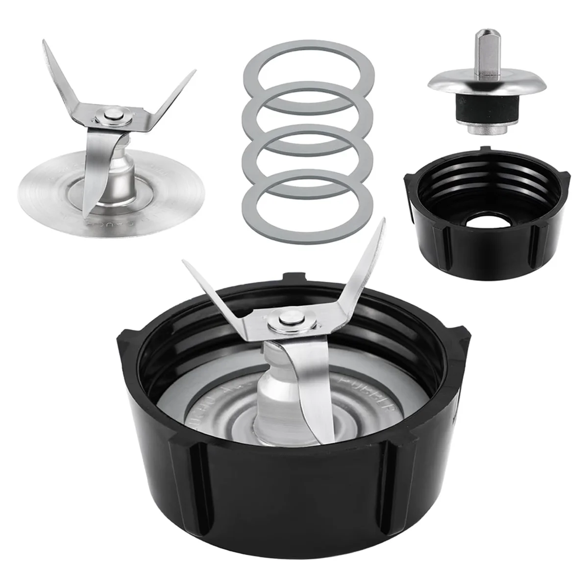 항아리 베이스 캡이 있는 믹서기 아이스 블레이드, 오스테라이저 블렌더용 액세서리, 믹서기 교체 부품, 7 개
