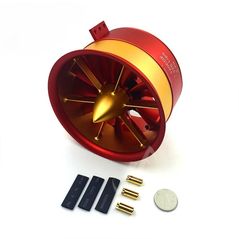 12 Blades 90mm 105mm 120mm EDF Ducted Fan   Metal ducted fan 6s 8s 12s 14s motor jp90mm jp105mm  jp150mm