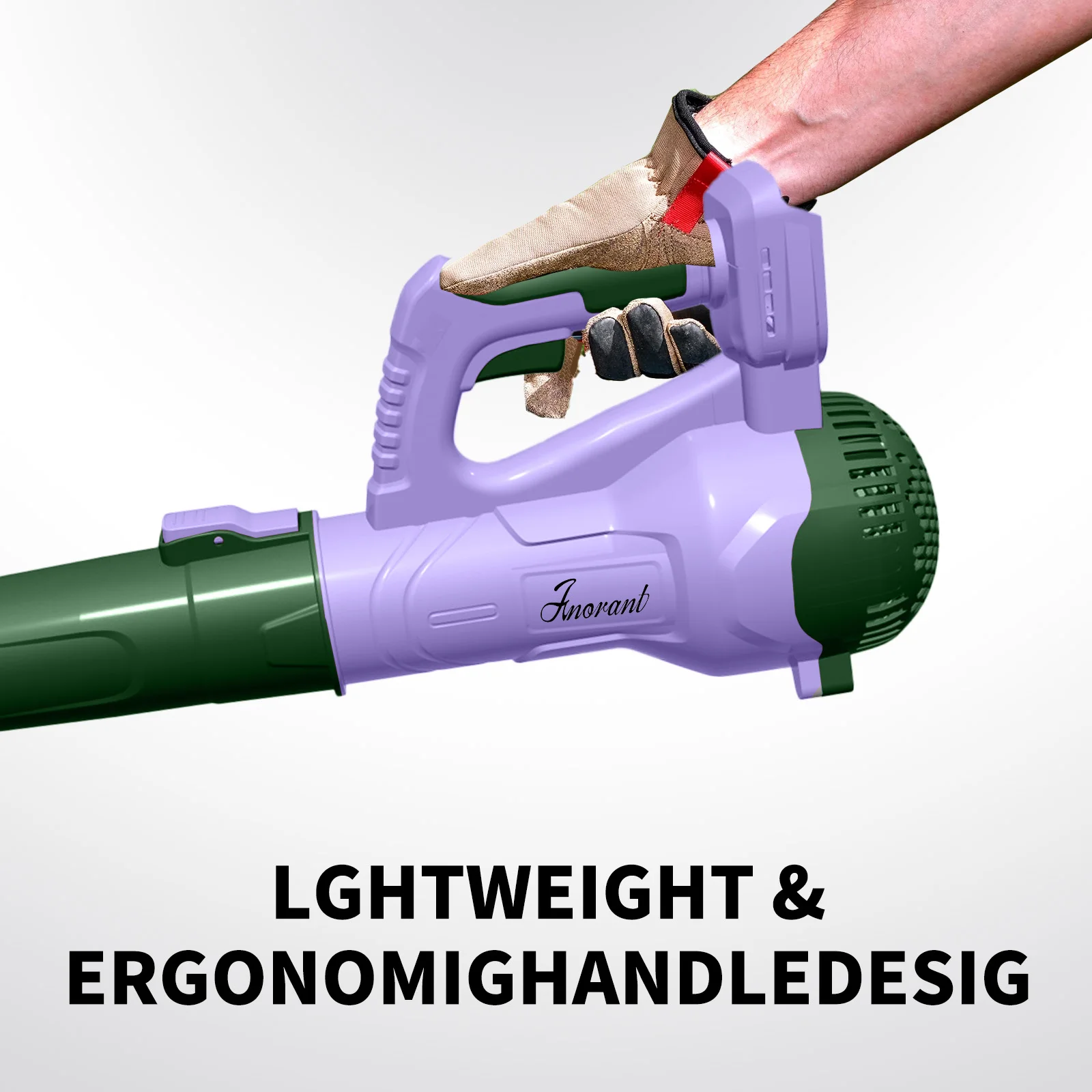 540 CFM 150 mph cordless leaf blower with two 4.0Ah batteries, battery powered leaf blower for yard work