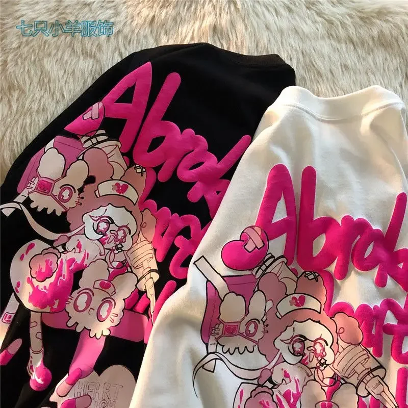 women tees funny men clothing plus size top printed anime harajuku fashion streetwear oversized 100℅ cotton graphic t shirts