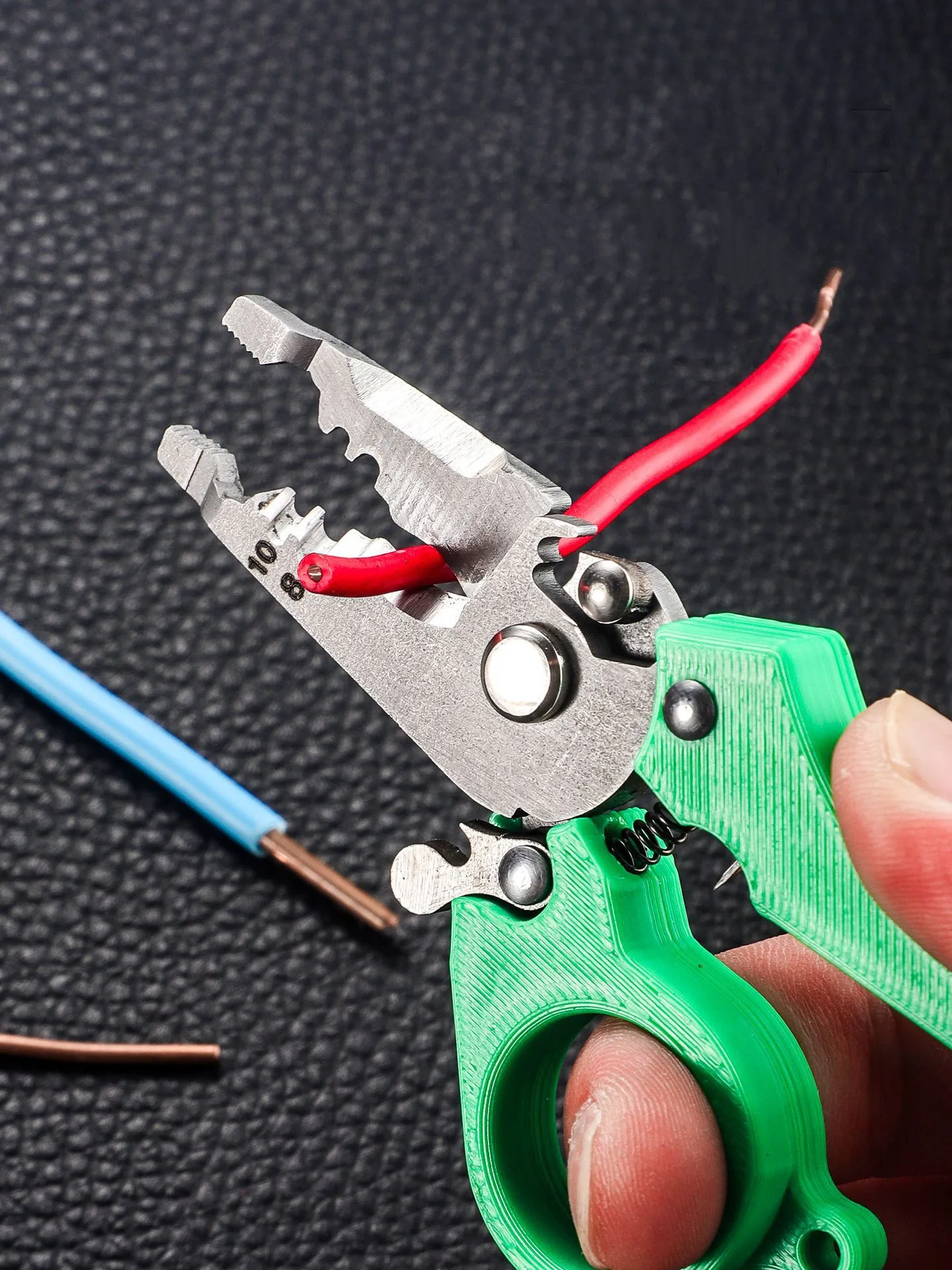 Mini Wire Strippers Pliers Multi-Function Pocket-Sized Splitting Wire Stripper Electrician Tools Cable Cutting Crimping Pliers image 5